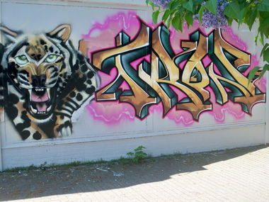 Graffiti Wall - Photo by Tron - Tron (2014)