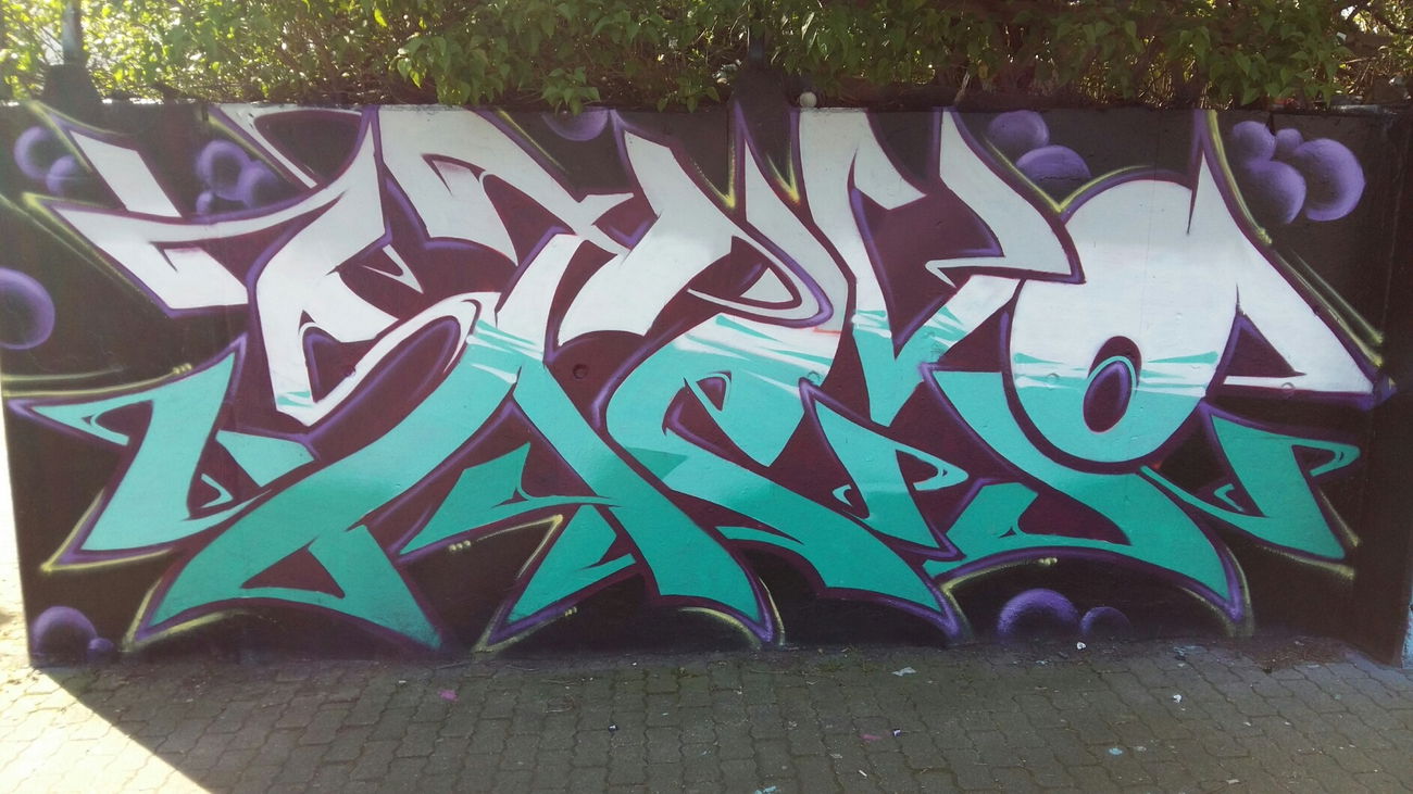 Graffiti Wall in Hamburg  - Photo by Tron - stevo (2016)