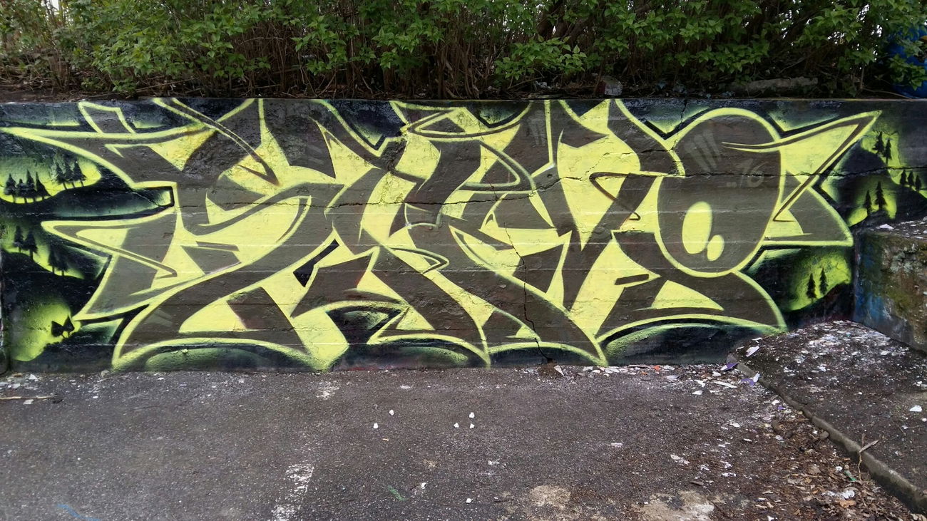 Graffiti Wall - Photo by Tron - Stevo (2016)