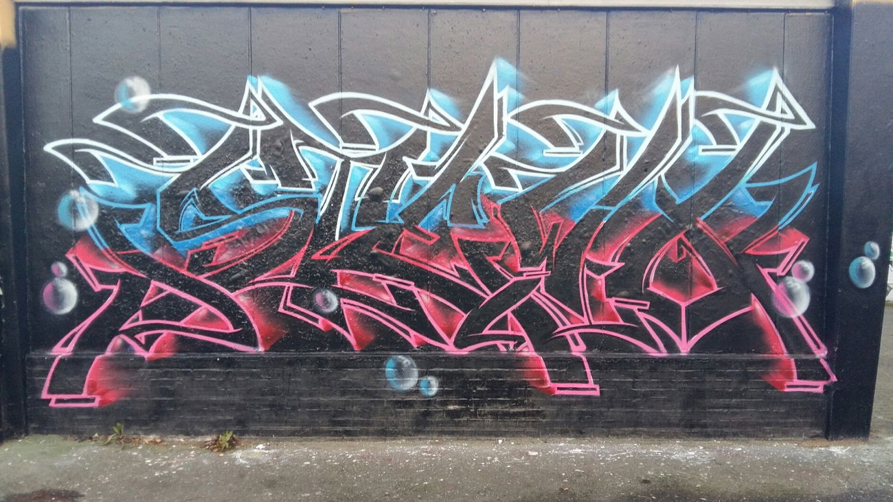 Graffiti Wall - Photo by Tron - stevo...... (2015)