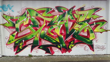 Graffiti Wall - Photo by Tron - Stevo (2016)