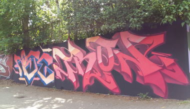 Graffiti Wall - Photo by Tron - Rose(Rokoe), Tron (2020)