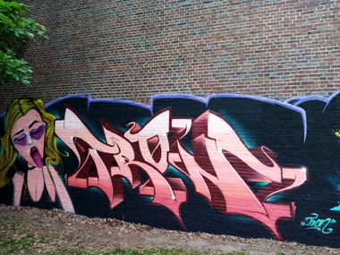 Graffiti Wall - Photo by Tron - Tron (2021)