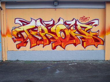 Graffiti Wall in Hamburg - Photo by Tron - Tron (2015)