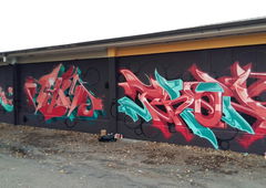 Graffiti Wall - Photo by Tron - mobar, ohm, tron (2016)