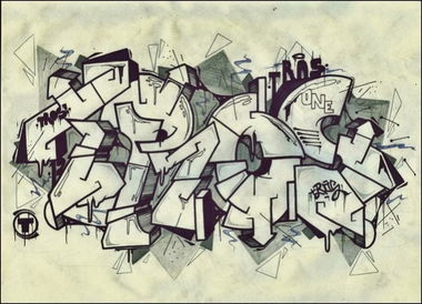 Graffiti Sketch in Moscow - Photo by Trosone - OLD (2012)