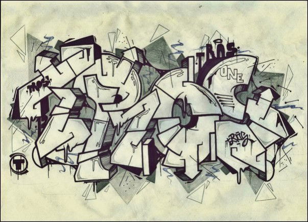 Graffiti Sketch in Moscow - Photo by Trosone - OLD (2012)