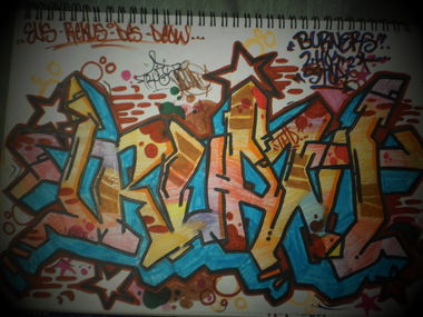 Graffiti Wall - Photo by TruantTHD - nz, 2nd, blackbook (2014)