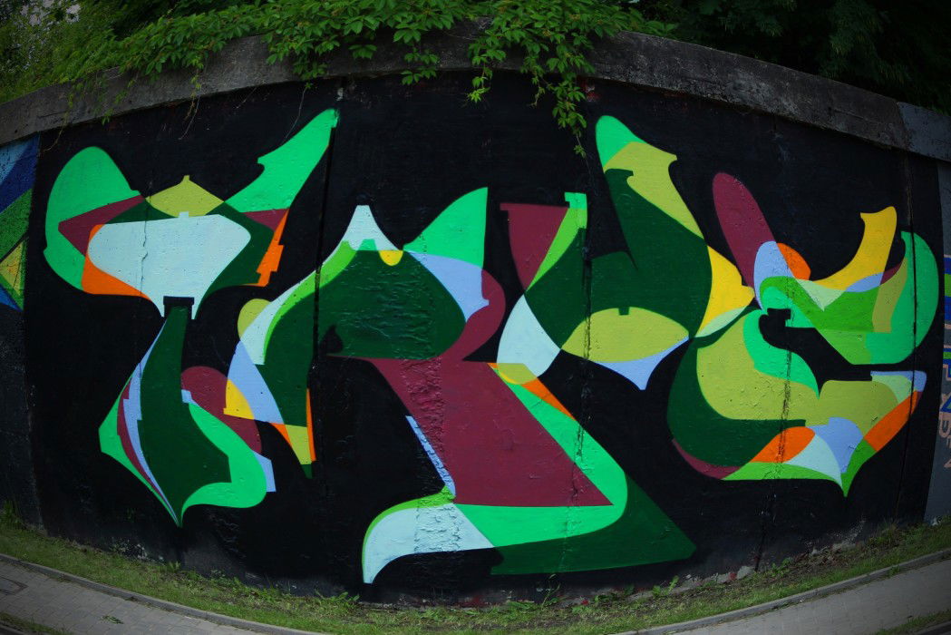 Graffiti Wall in Olsztyn - Photo by TrueBob - True, Bob, Poland