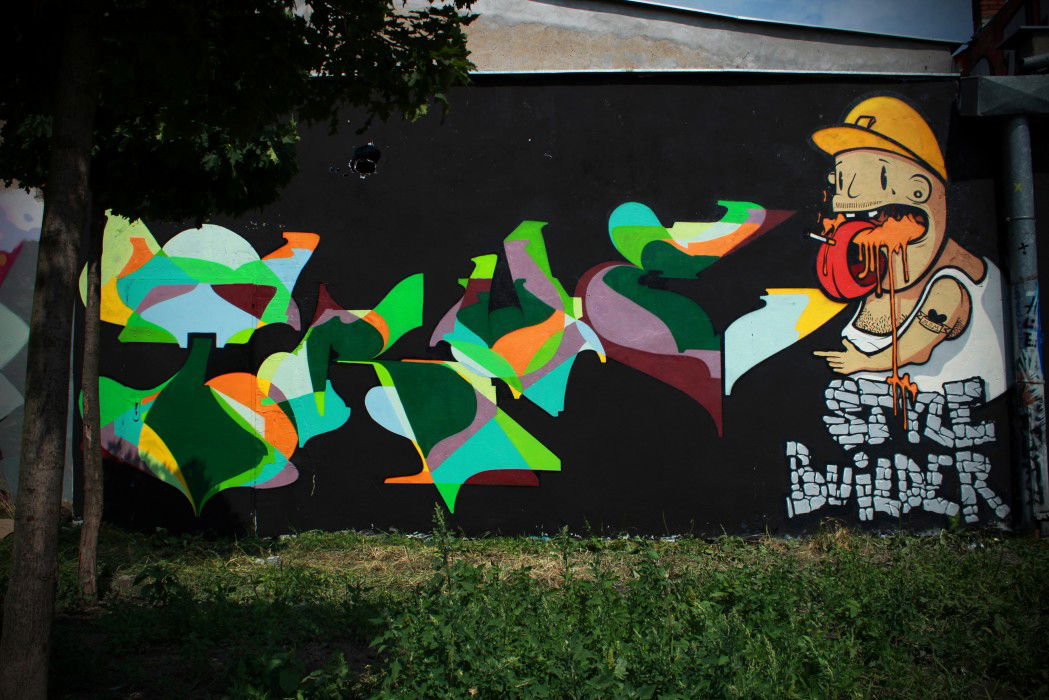Graffiti Wall in Bydgoszcz - Photo by TrueBob - True, Bob, Poland