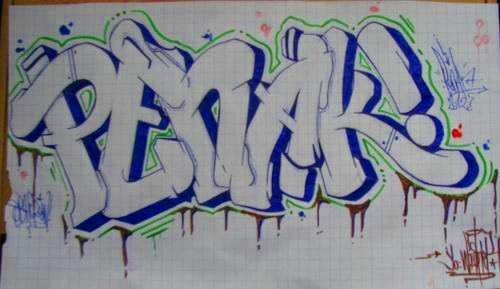 Graffiti Sketch in Ko?obrzeg - Photo by TrueGame - Penak, SBH, Crew (2012)