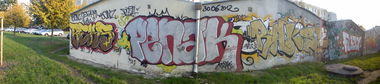 Graffiti Bombing - Photo by TrueGame - Beks, aka, Wisk~~>Penak