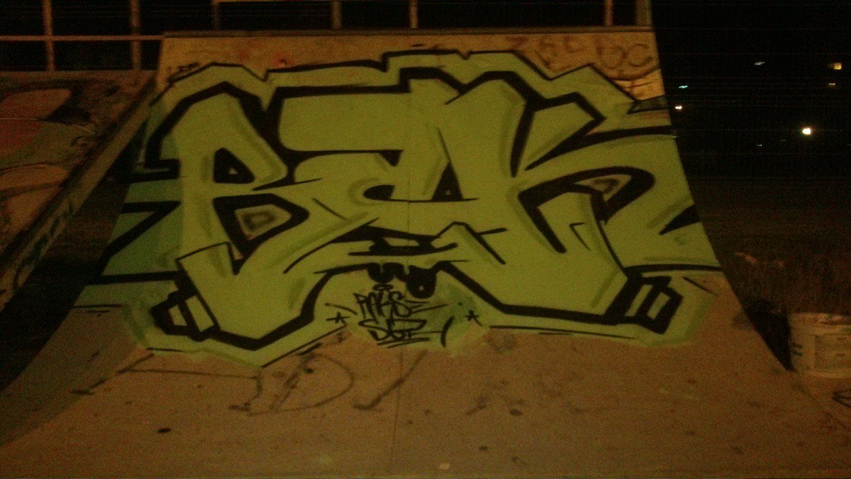 Graffiti Bombing - Photo by TrueGame - Rakse, SBH, Skatepark