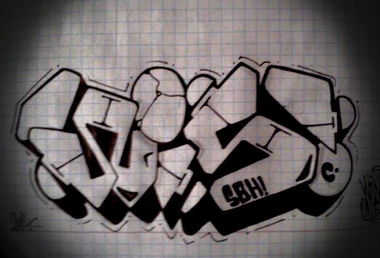 Graffiti Sketch - Photo by TrueGame