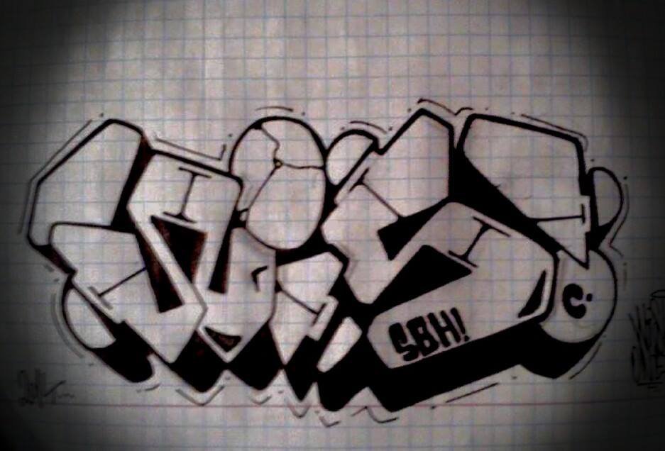 Graffiti Sketch - Photo by TrueGame