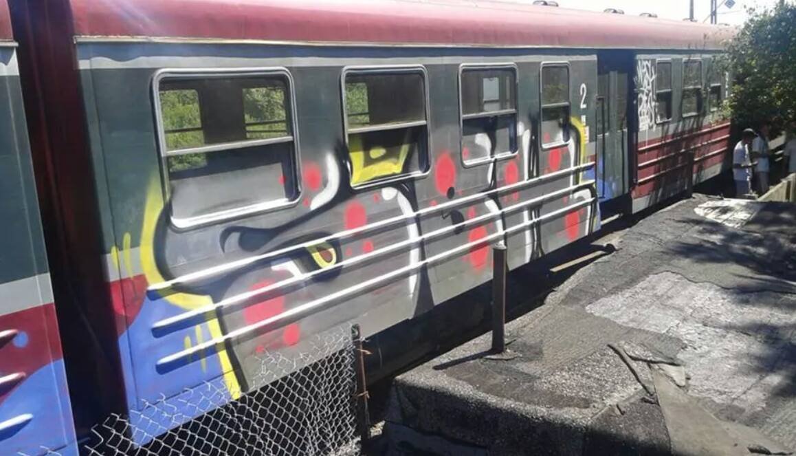 Graffiti Train - Photo by TrueGame (2014)