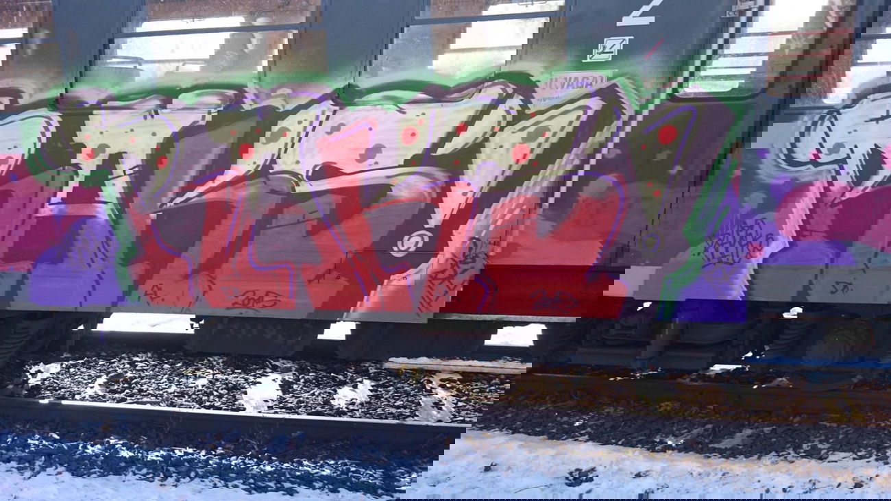 Graffiti Train - Photo by TrueGame - Raks