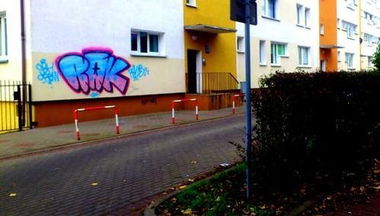 Graffiti Bombing in Ko?obrzeg - Photo by TrueGame - RAK