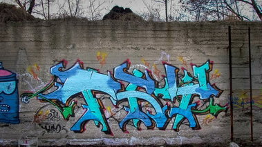 Graffiti Wall - Photo by TryUFOne - Try, UFO (2014)