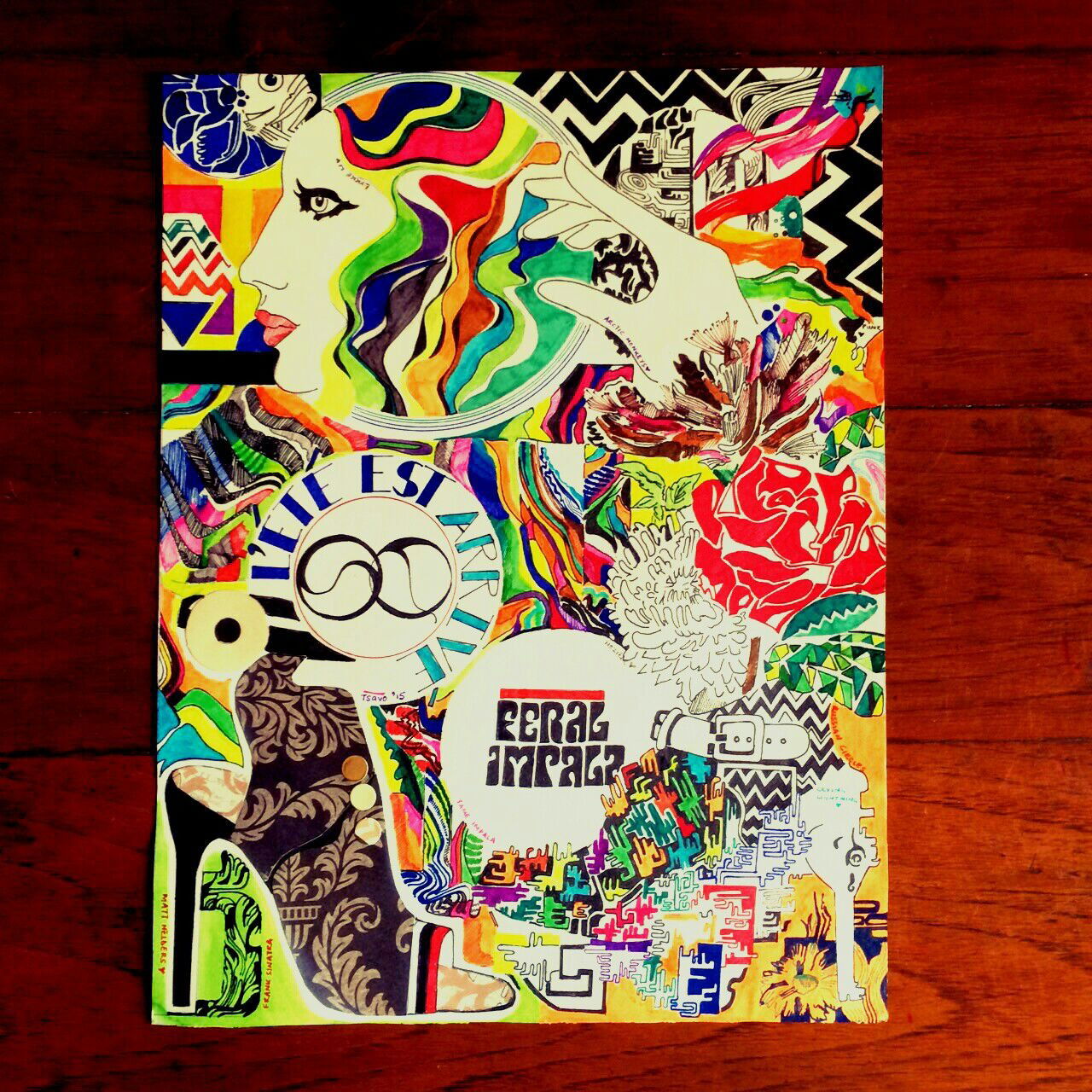 Graffiti Sketch - Photo by Tsavo - detail, Tsavotype, tame