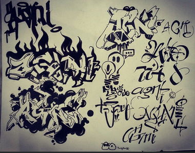 Graffiti Sketch - Photo by Tsavo - faiyyatype, graffitisketch, dedicacíon