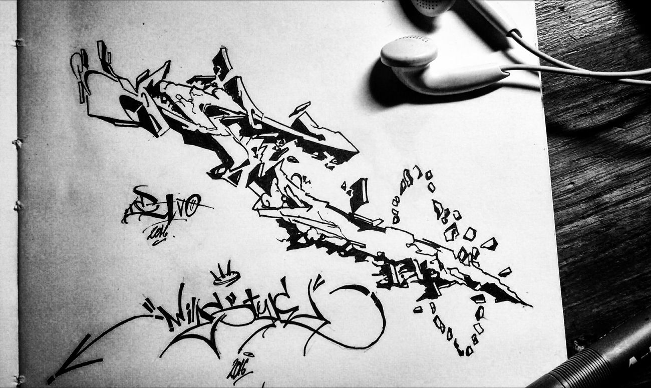 Graffiti Sketch - Photo by Tsavo - tsavotype, tsavo, graff