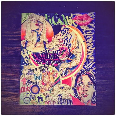 Graffiti Photo by Tsavo - women, cats, animals