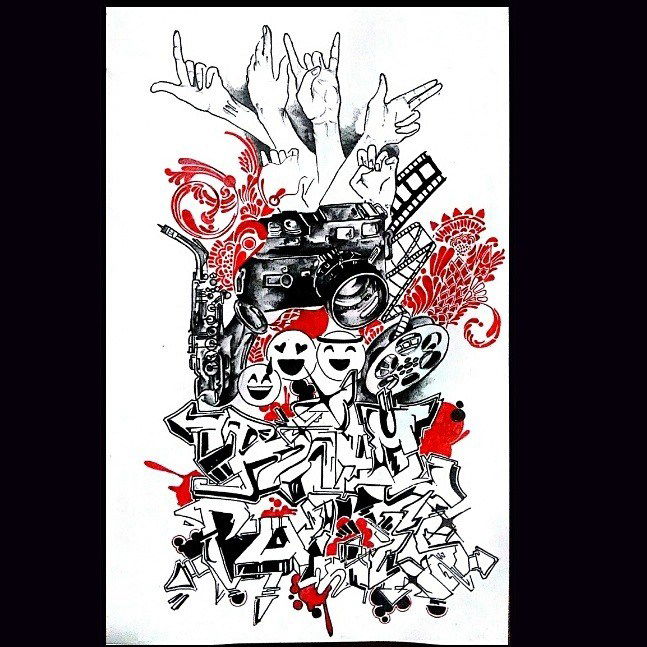 Graffiti Sketch - Photo by Tsavo - tramtales, trams, graffiti