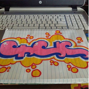 Graffiti Sketch - Photo by Tsk (2015)