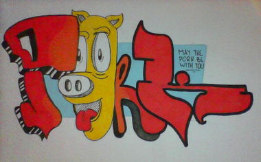 Graffiti Sketch - Photo by Tsk