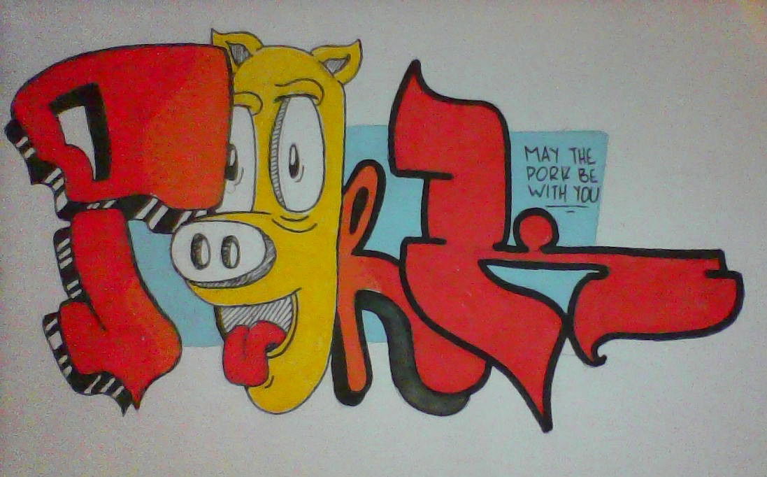 Graffiti Sketch - Photo by Tsk