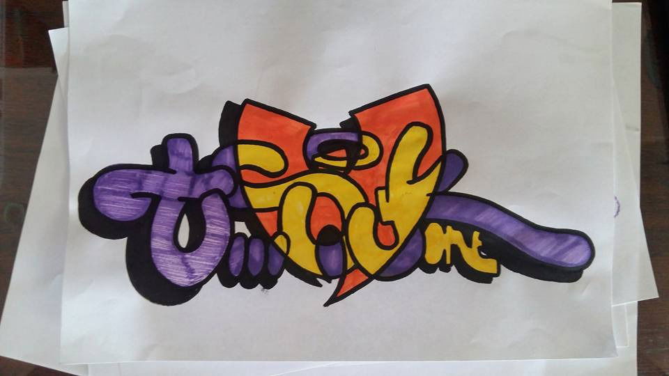 Graffiti Sketch - Photo by Tsk - wutangclan (2016)