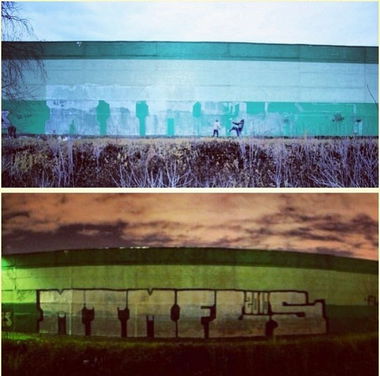 Graffiti Wall in Moscow - Photo by Tuner_FLS - Fls