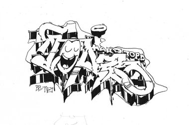 Graffiti Sketch - Photo by Tvet1 - sketch