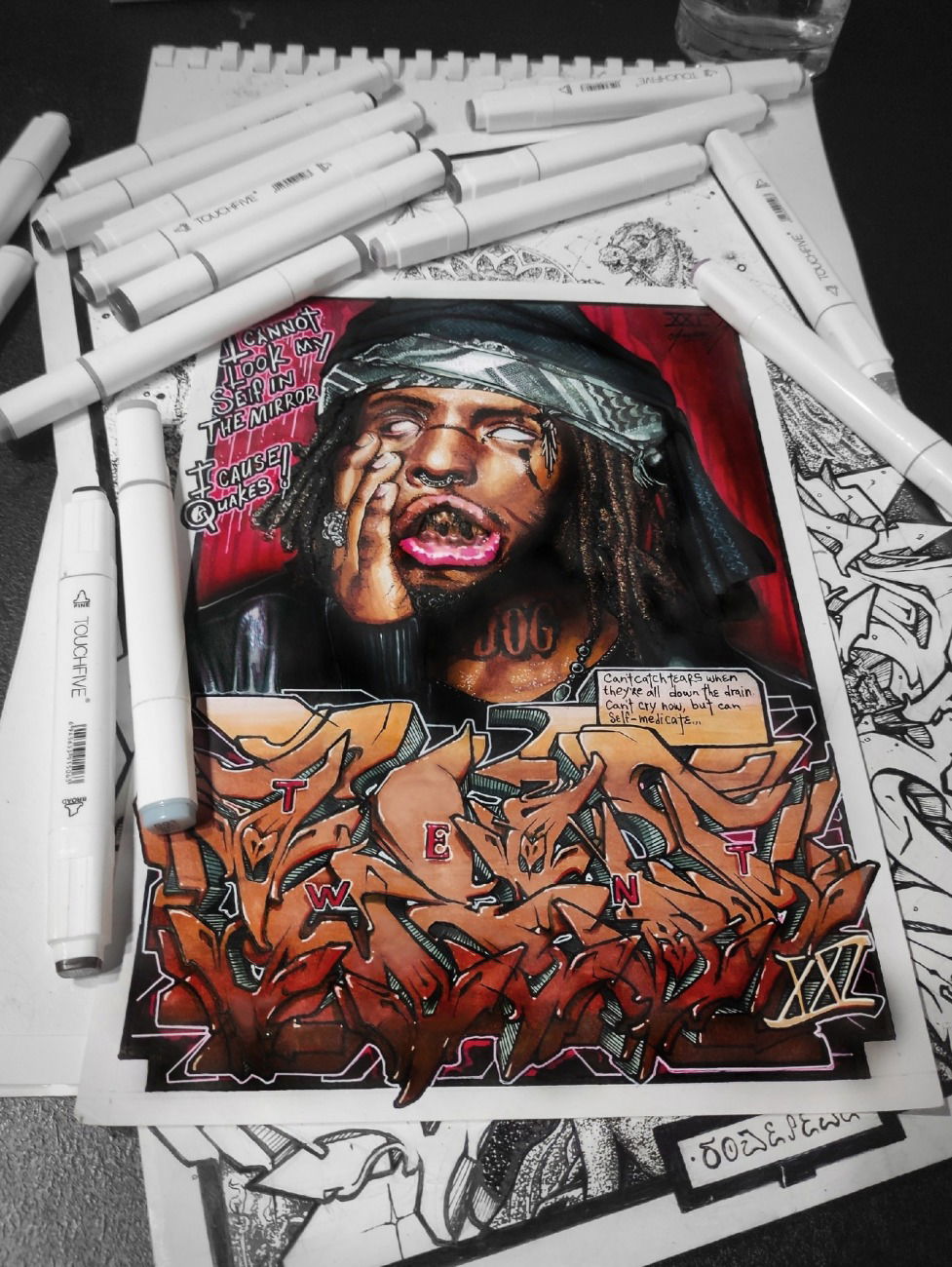 Graffiti Sketch - Photo by Twent (2020)