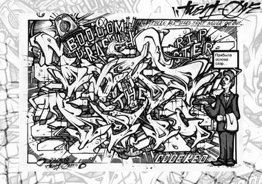 Graffiti Sketch - Photo by Twent (2019)