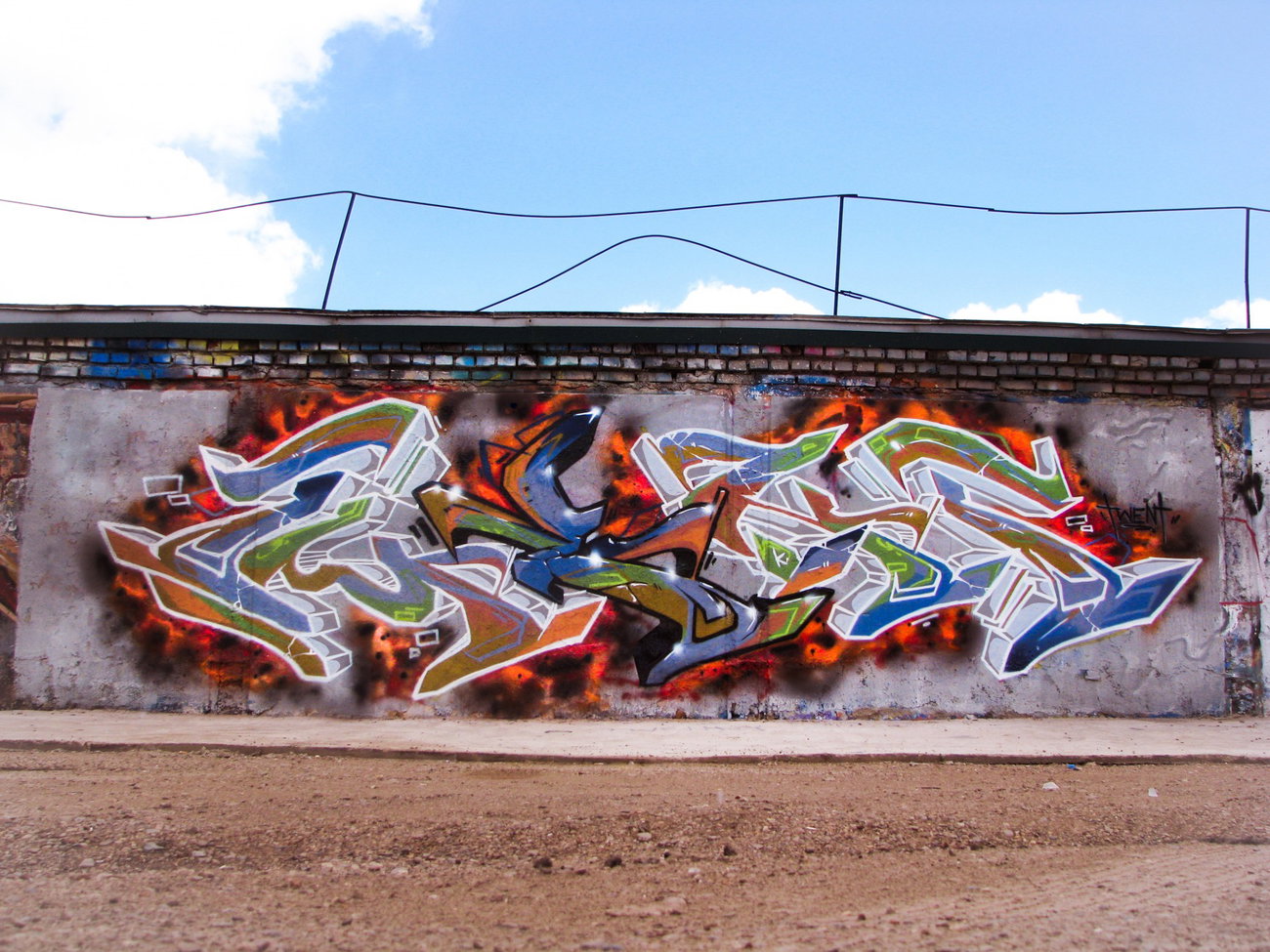 Graffiti Wall - Photo by Twent (2015)