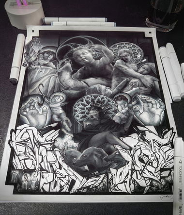 Graffiti Sketch - Photo by Twent (2020)