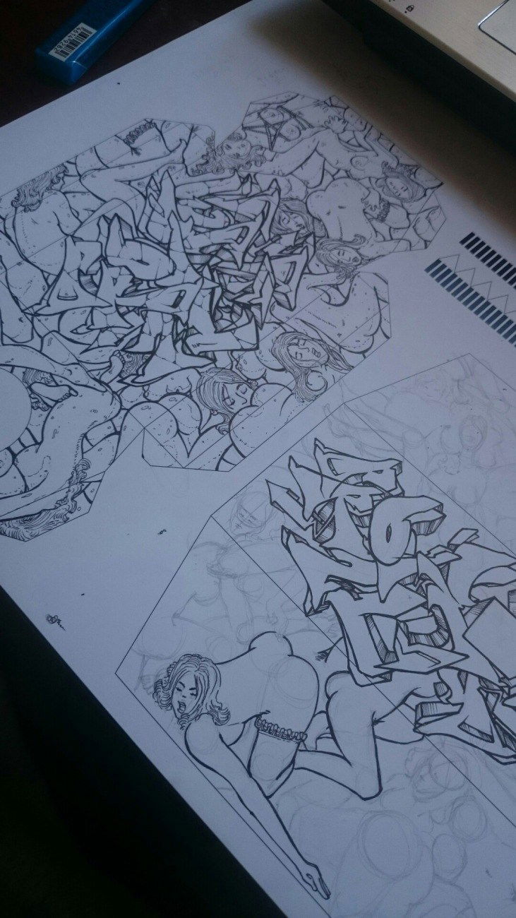 Graffiti Sketch - Photo by Twent (2016)