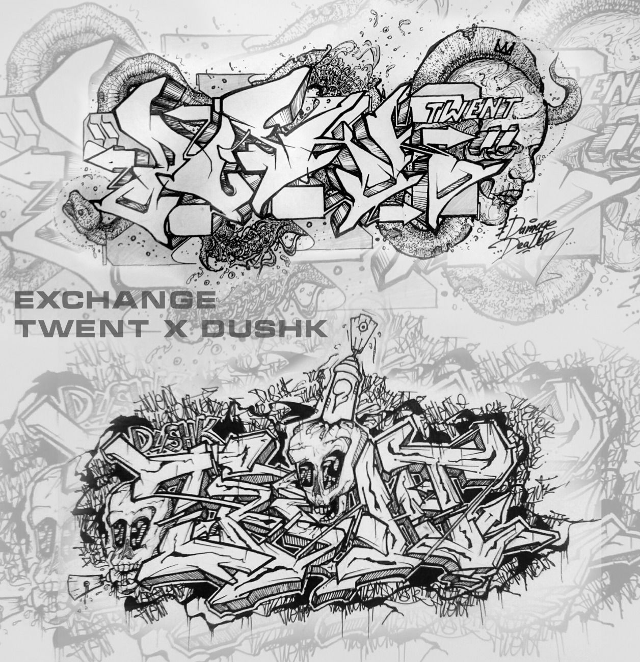 Graffiti Sketch - Photo by Twent - twent, letters, art (2016)