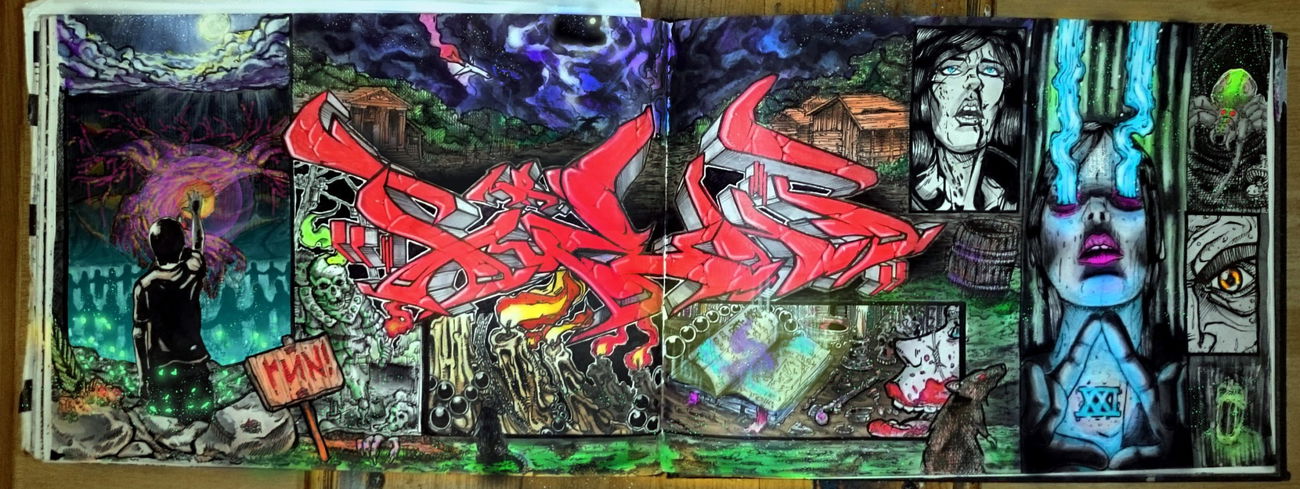Graffiti Sketch - Photo by Twent (2015)