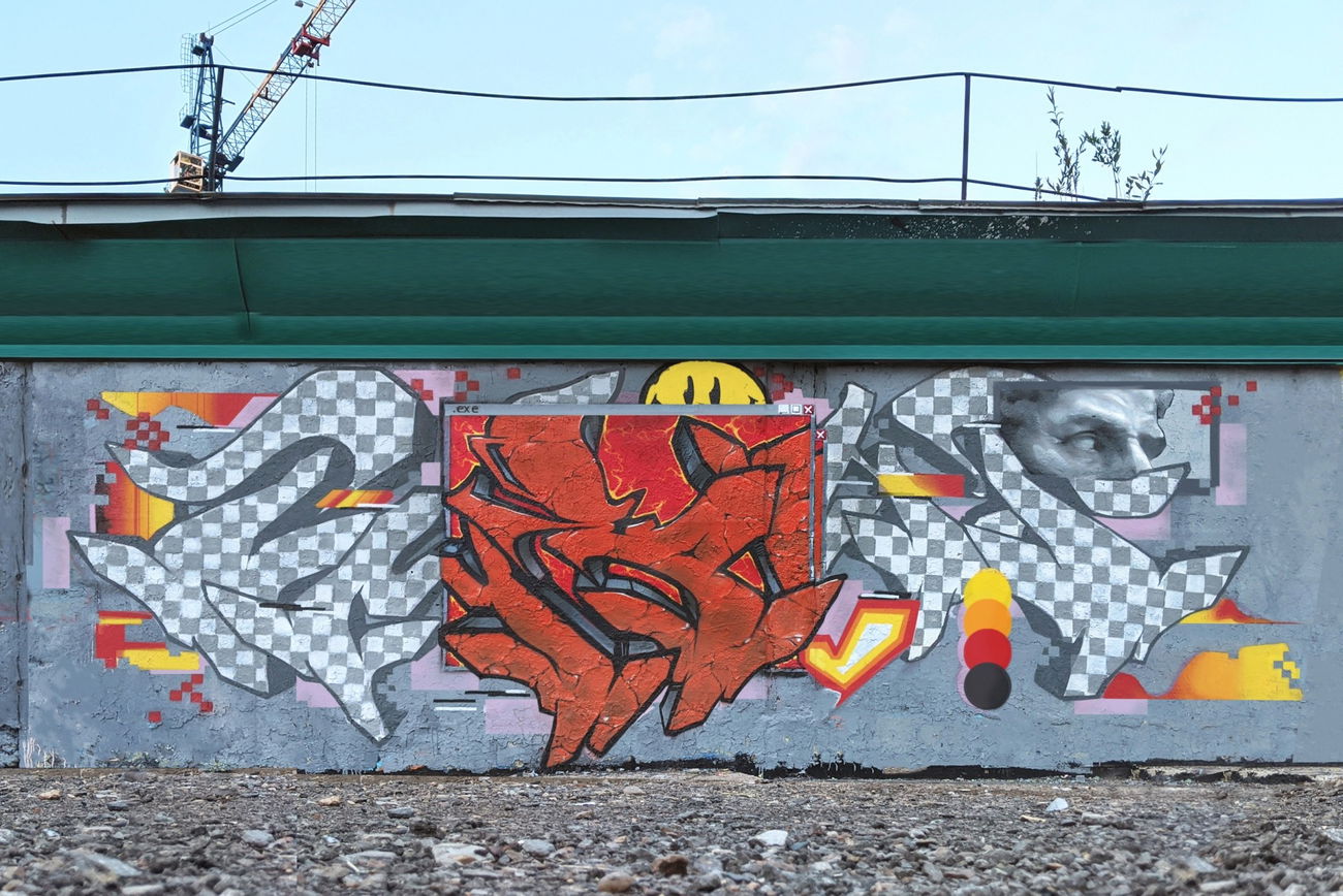 Graffiti Wall - Photo by Twent (2020)