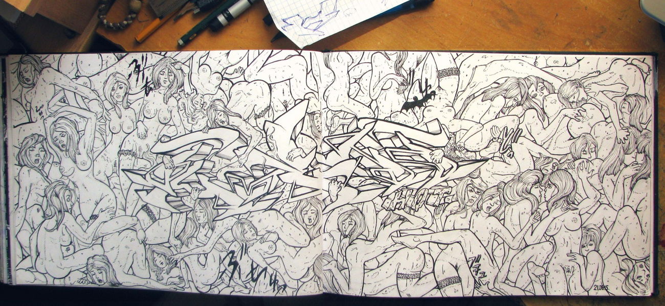 Graffiti Sketch - Photo by Twent (2015)