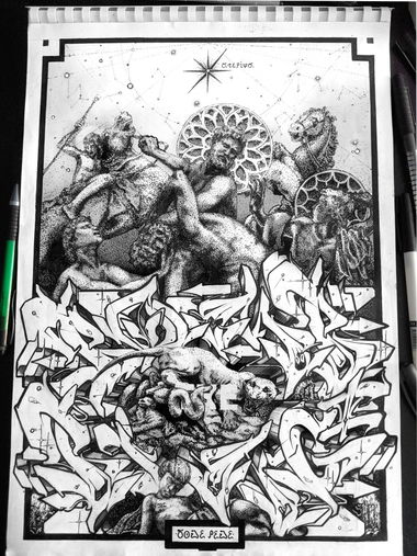 Graffiti Sketch - Photo by Twent (2020)