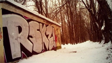 Graffiti Bombing in Volkhov - Photo by Twio - RSKZ, twio, siquel (2013)