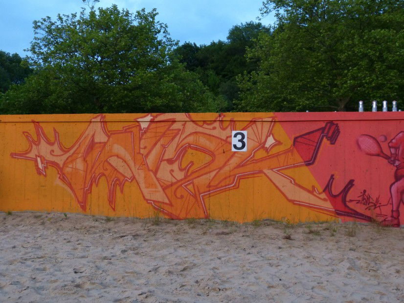Graffiti Wall in Germany - Photo by TwiskaS (2013)