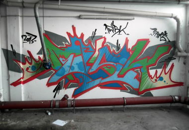 Graffiti Wall in Germany - Photo by TwiskaS (2013)