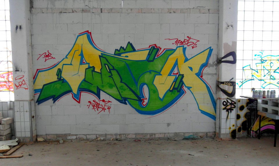 Graffiti Wall in Germany - Photo by TwiskaS (2013)