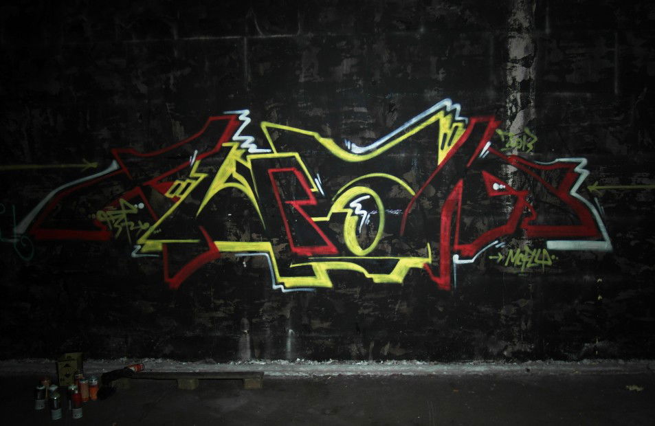 Graffiti Wall in Germany - Photo by TwiskaS (2013)