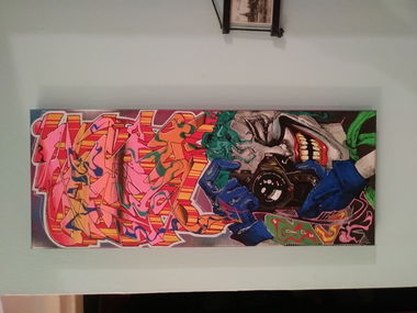 Graffiti in Wrocław - Photo by Typa1 - Typer, black (2018)